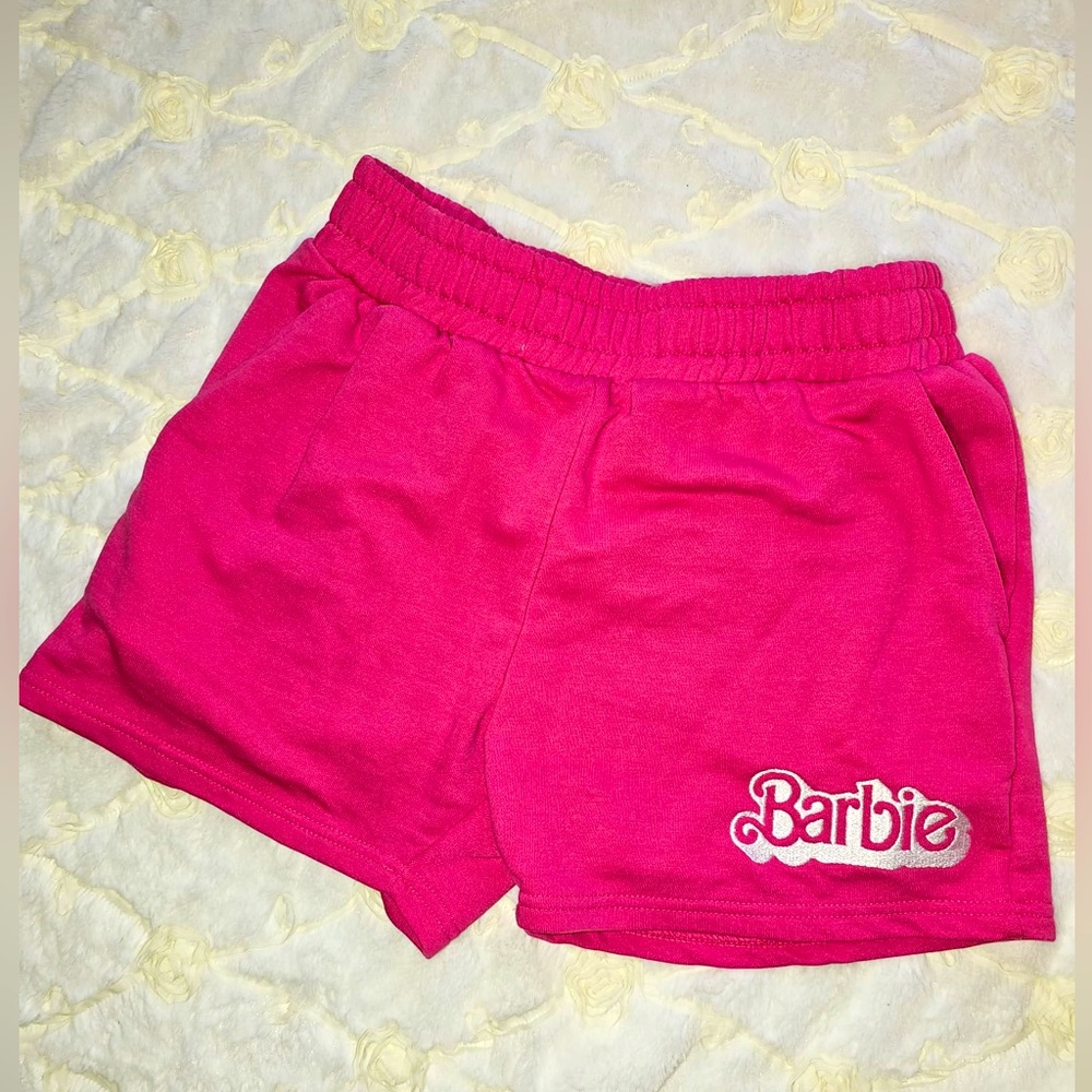 Barbie shorts with pockets. Size S fits 6/8 brand new without tags.